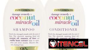 OGX Extra Strength + Coconut Miracle Oil Champú y Acondicionador