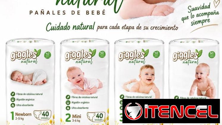 ‼️Pañales Marca GIGGLES NATURAL / VENTA MAYORISTA (CM)‼️