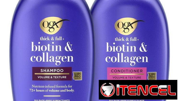 OGX Thick & Full Biotin & Collagen Champú y Acondicionador