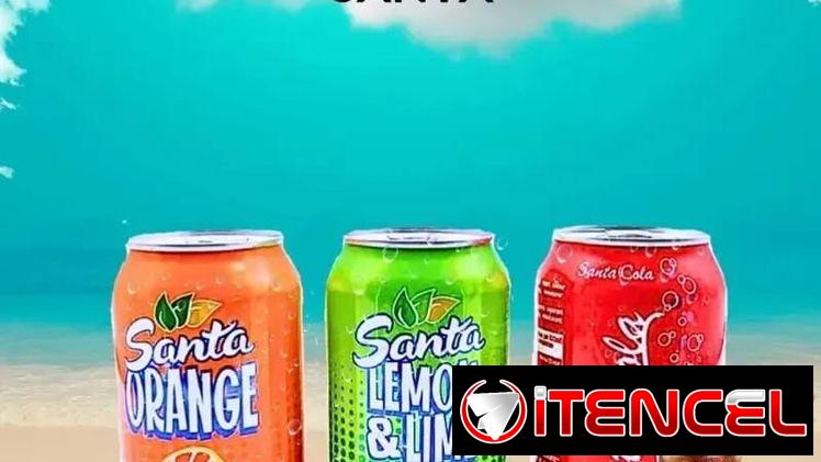 🥤 REFRESCO SANTA 🥤 Cajas x 24 unidades 💰 Precio: 0.63 USD por unidad🔸 Compra mínima: 300 cajas