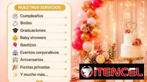 🎉✨ ¡Hacemos de tu evento un momento inolvidable! ✨🎉