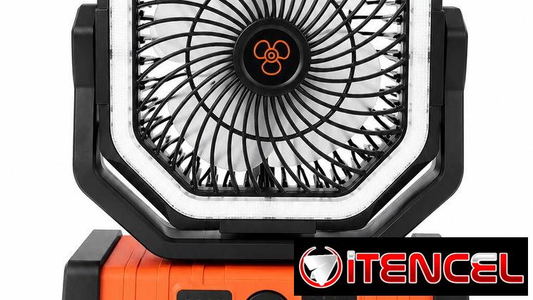 Ventilador recargable F6 (verde) — foto 3