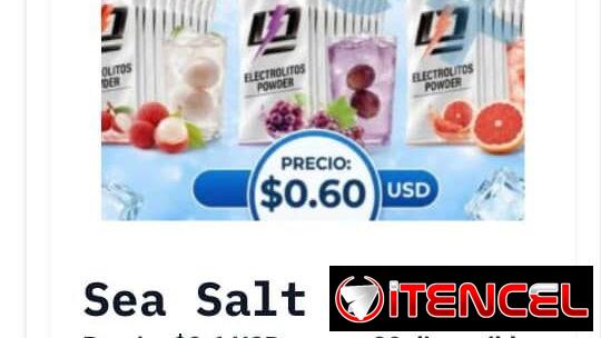 Electrolitos diferentes sabores