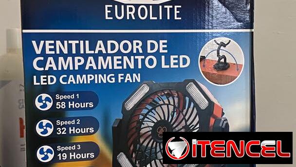 Ventilador recargable Euroelite