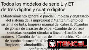 mecánico de impresoras Epson EcoTank