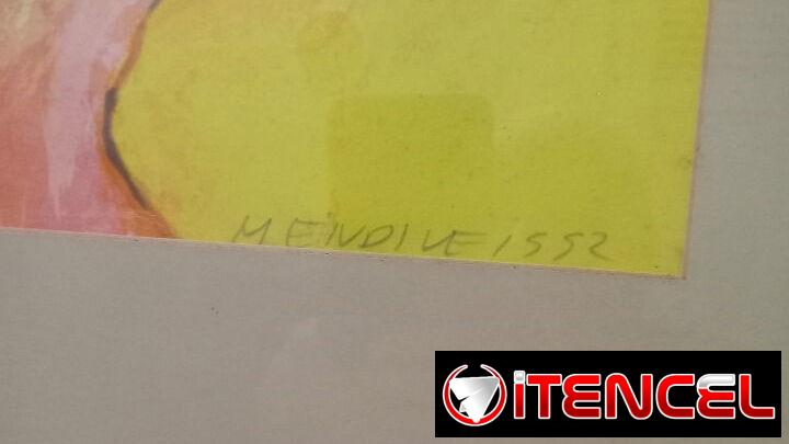 Cuadro con serigrafia de Mendive — foto 2