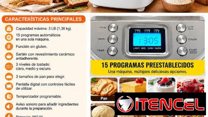 Máquina para hacer pan 🍞 