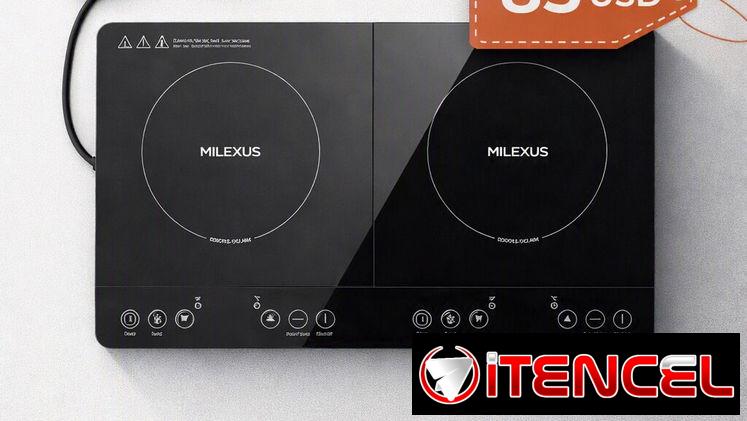 Cf◇: ESTUFA DE INDUCCIÓN DOBLE MILEXUS