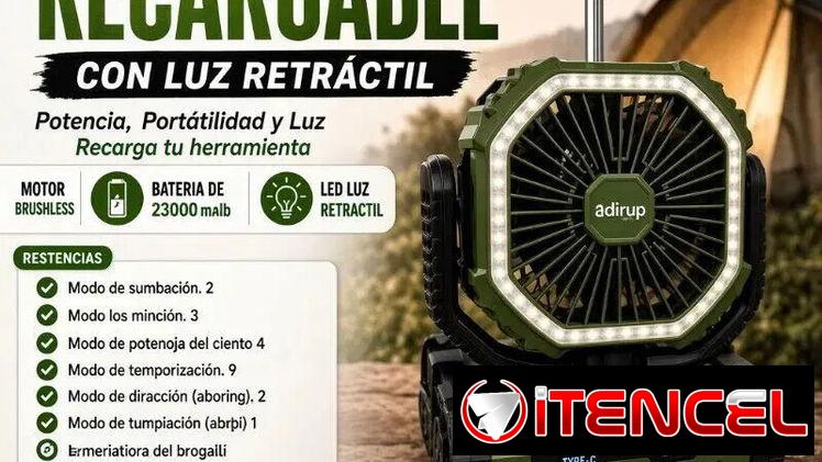 Ventilador recargable