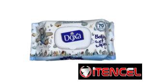 Toallitas húmedas de bebé Doxa 70 unidades — con agua isotónica purificada