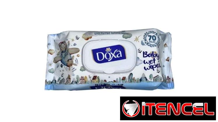 Toallitas húmedas de bebé Doxa 70 unidades — con agua isotónica purificada