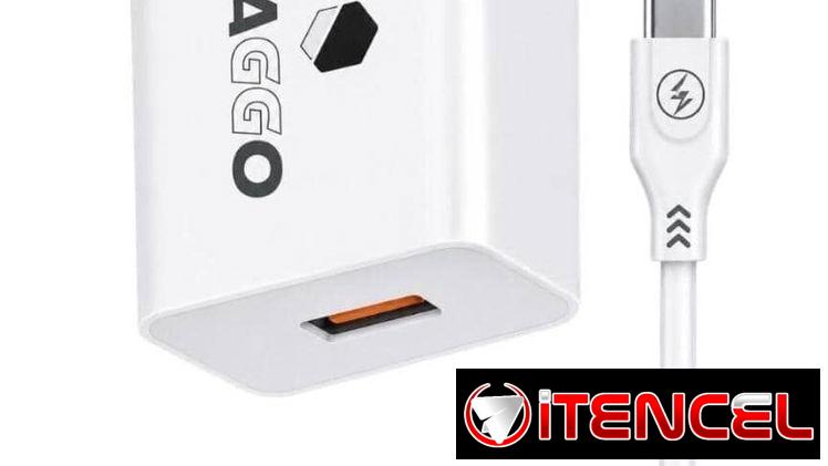 Cargador de 3.1 A con cable tipo C incluído ideal para celulares y ventiladores f6 — foto 2