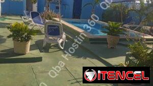 RENTA hostal de 3 habitaciones con piscina en Playa Santa Maria, La Habana