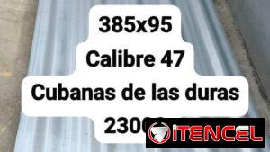 Tejas de las cubanas de olitas de 385x95