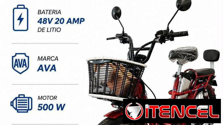 [BIC]Rebaja 🫐Bicicleta eléctrica marca Ava 48 v 20 amp, en color gris — foto 1