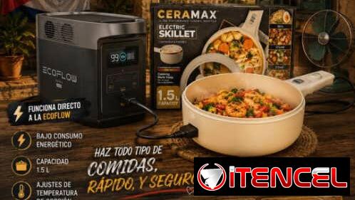 SARTEN ELECTRICO CERAMAX,,SIRVE PARA ECOFLOW