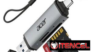 Acer Lector de Tarjetas SD USB-C y USB-A 3.0 Dual Slot