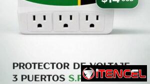 PROTECTOR DE VOLTAJE 3 PUERTOS