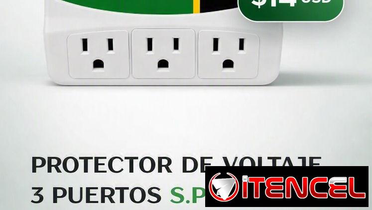 PROTECTOR DE VOLTAJE 3 PUERTOS