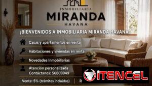 📣NUEVO CANAL OFICIAL DE WHATSAPP🍀  🏠 INMOBILIARIA MIRANDA HAVANA 🇨🇺