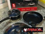 Juego Cazuelas Inducción 3 Pzs | $90 USD | Envío Gratis |  Antiadherente sin PFOA