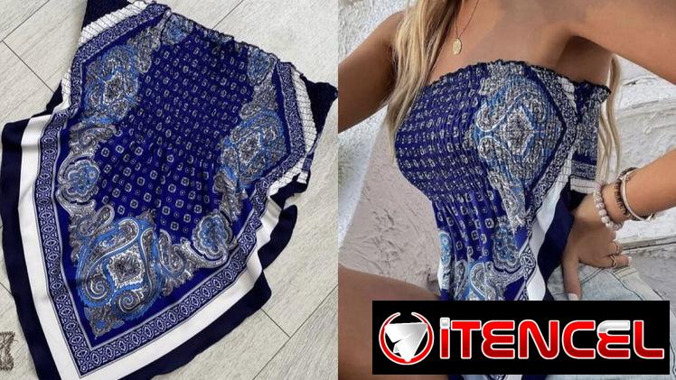 TOP TIPO PAÑUELO TALLA S/M