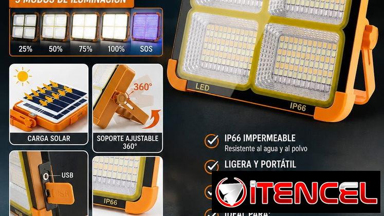 Lámparas recargables con paneles solares y con función de Power Bank — foto 1