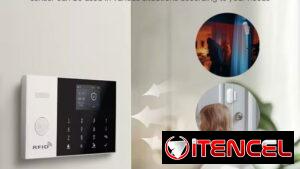 Sistema alarma con sensor PIR y magnético . Moden