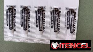 Paracetamol en supositorio