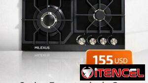 COCINA EMPOTRADA DE GAS E INFRARROJO MILEXUS