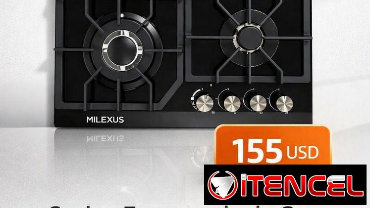 INFRARROJO Y GAS COCINA EMPOTRADA