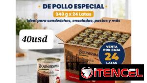Mortadela De Pollo 340g  (Venta Por Caja De 24 Latas)