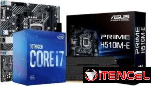 Motherboard Asus h510 I7 11na 11700 Ram 8gb disipadas 3200mhz
