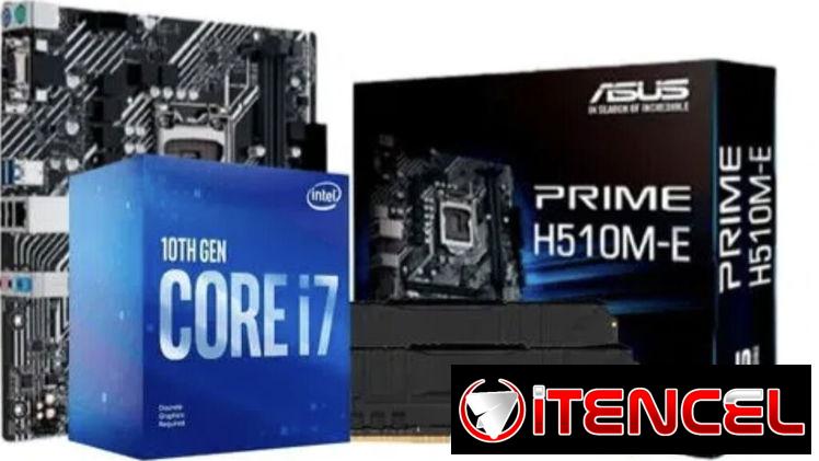 Motherboard Asus h510 I7 11na 11700 Ram 8gb disipadas 3200mhz