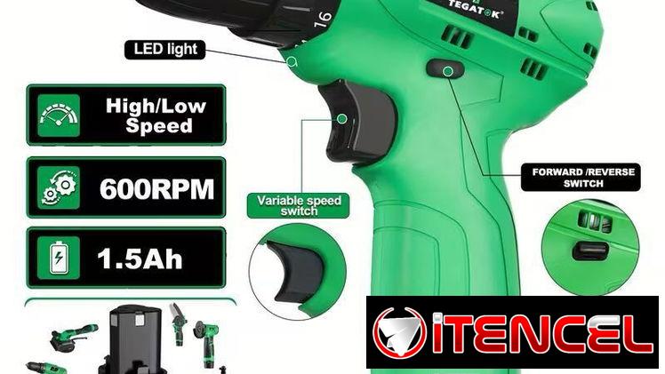 Tornilladora Inalámbrica 12V con Batería de Litio | 📦 NUEVO EN CAJA
