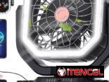 Ventilador F10 recargable portátil de alta velocidad de 20000 mA