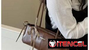 Bolso de cuero versátil y elegante👜