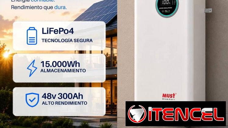 Batería Must de 15k Modelo LP16-48300