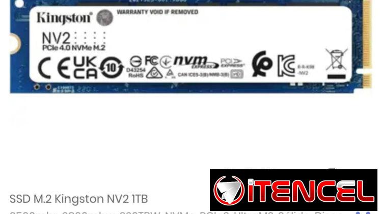 -SSD M.2 NVME Kingston NV2 1TB (160 USD)
