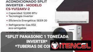 Split Panasonic 1 Tonelada Inverter