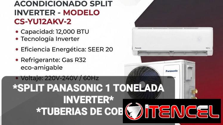 Split Panasonic 1 Tonelada Inverter
