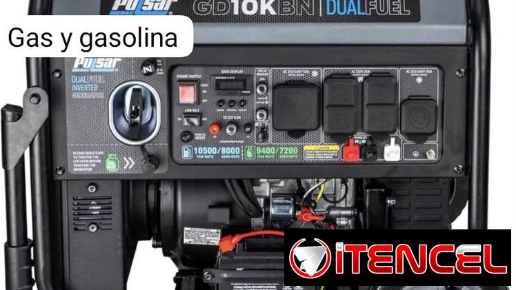 Planta pulsar d 10kw d gas y gasolina