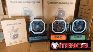 Ventiladores recargables modelo F6 50 usd