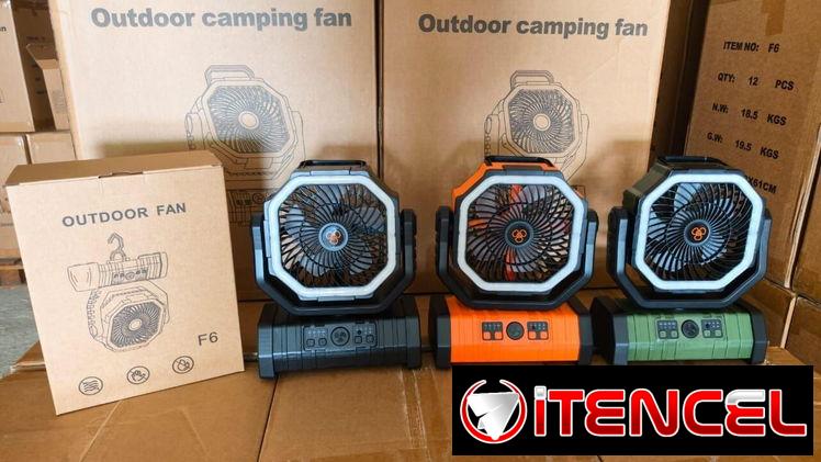 Ventiladores recargables modelo F6 50 usd