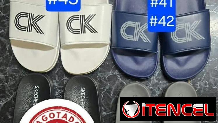 Chancletas(CALVIN KLEIN, SKECHERS)