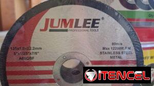 ⚙️Disco de corte para Metal & Inox. 4,5 pulgadas. 125mm x 1mm x 22,2mm Max. R.P.M. 12200. 80m/s