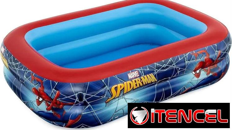 📌 Piscina inflable para niños – diseño Spider‑Man 🕷️. — foto 1