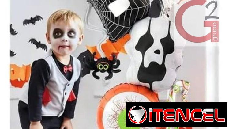 💀Globos con base Halloween☠️