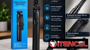 SELFIE STICK CON CONTROL REMOTO