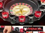 Ruleta de Chupitos Beber 🎲🍷 con 16 Vasos Chupitos de Cristal Numerados, en fiestas, casino y entretenimiento adulto